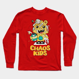 Chaos Kids Cute Funny Baby Bear Child Birthday Costume Gift Long Sleeve T-Shirt